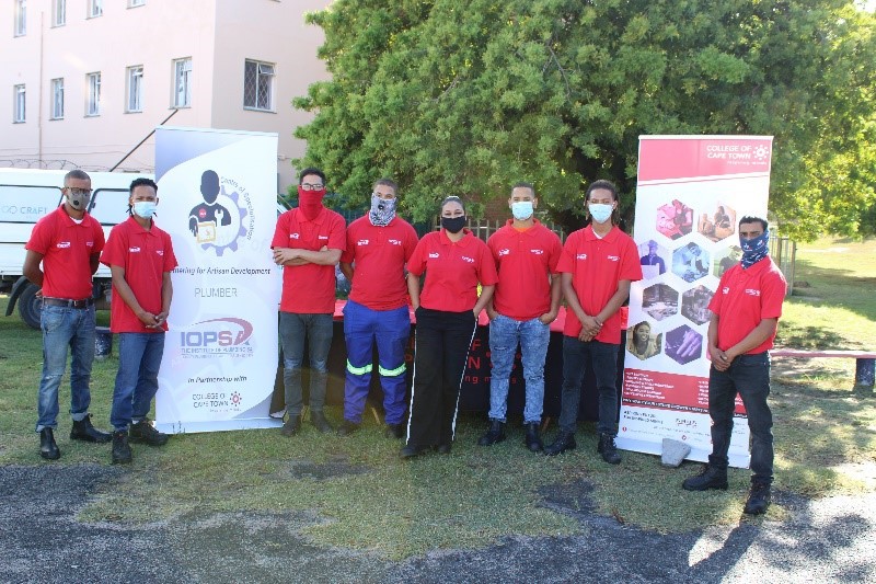 College of Cape Town’s Plumbing Apprentices participate in a World Plumbing Day CSI initiative to refurbish the Holy Cross Children’s Home
